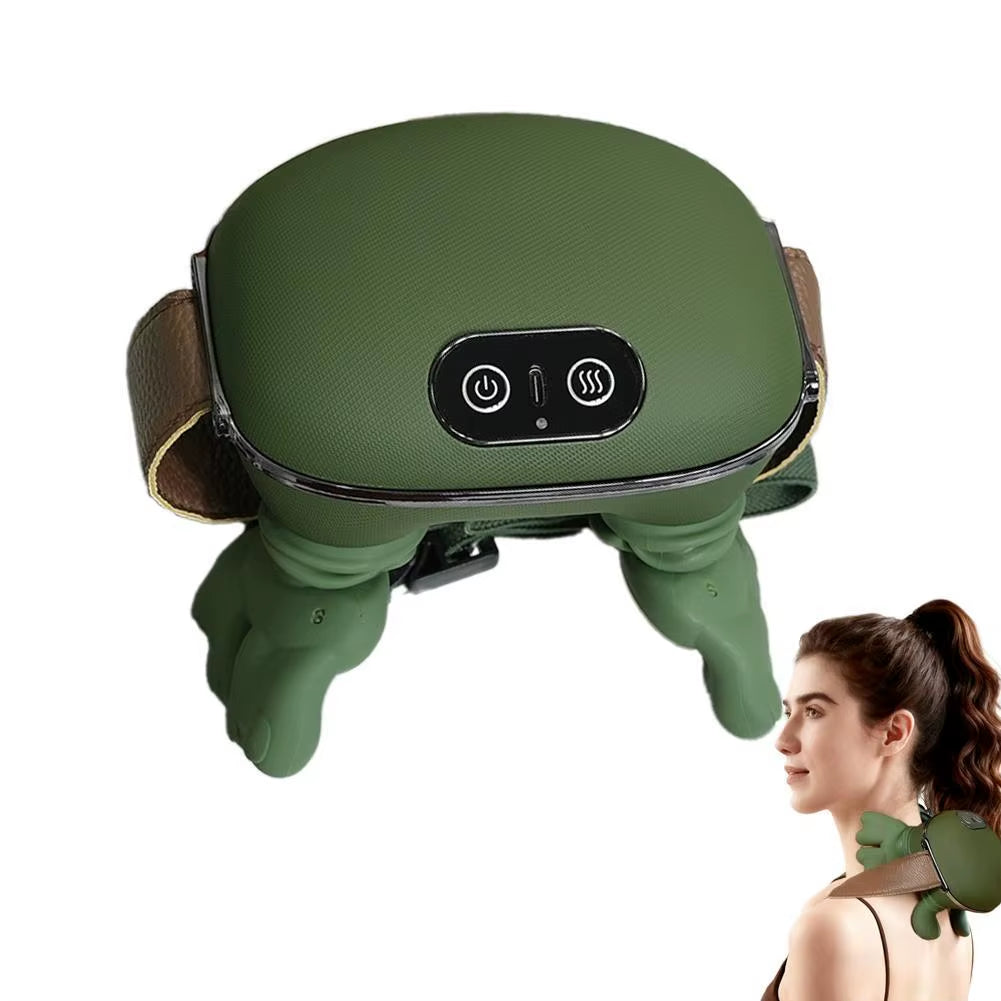 1Pcs Electric Neck and Shoulder Muscle Massager Wireless Masajeador and Shoulder Back Massage Shawl Body Relax Kneading Nec E5N7