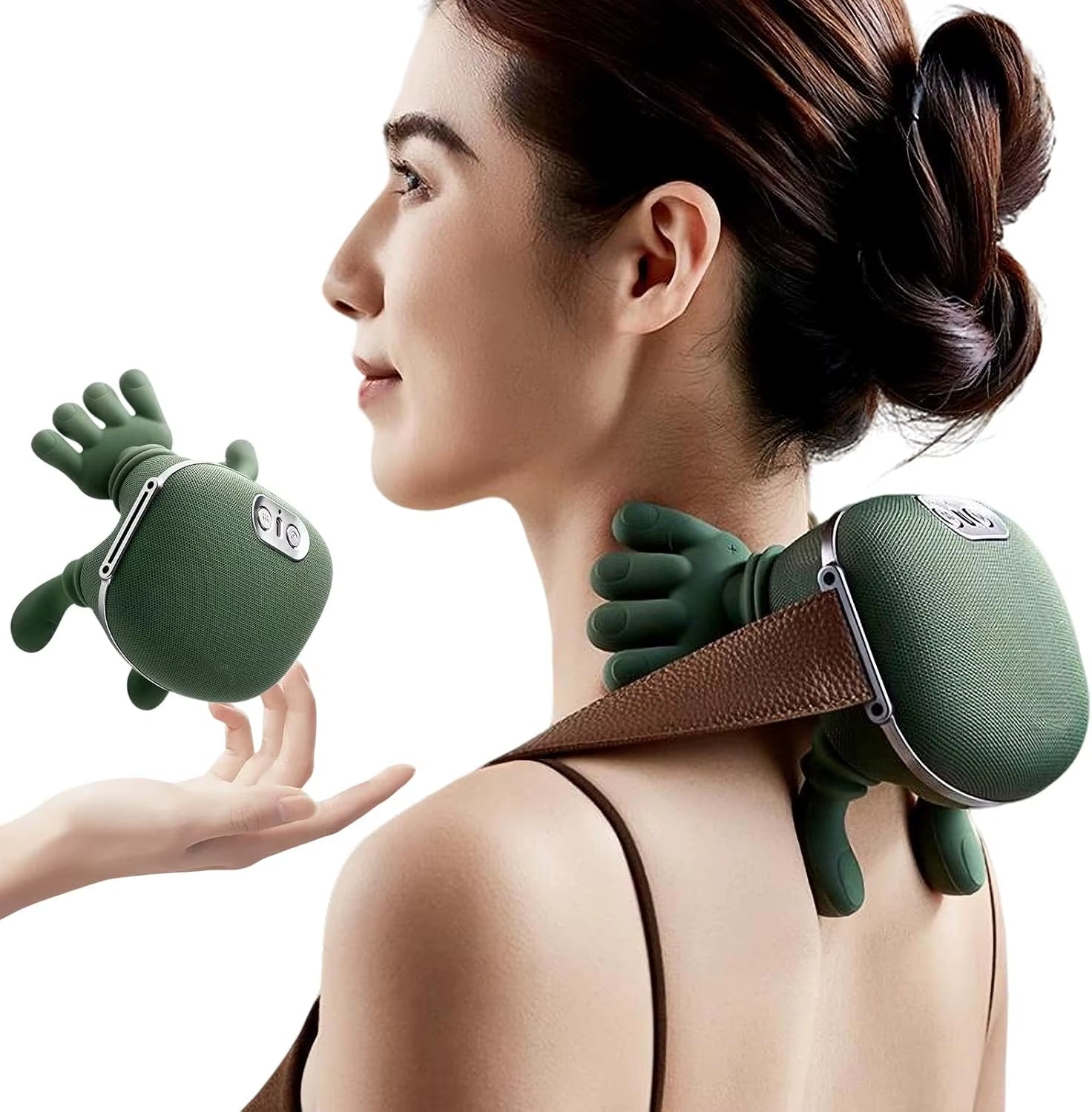 Body Massager for Neck and Shoulder Bionic Handheld Metal & Plastic Design
