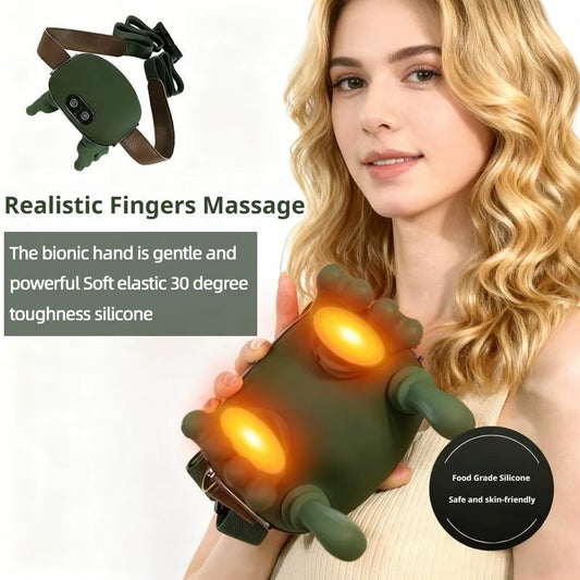 1Pcs Electric Neck and Shoulder Muscle Massager Wireless Masajeador and Shoulder Back Massage Shawl Body Relax Kneading Nec E5N7